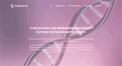 Desktop Screenshot of check-in.perbility.de